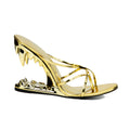 Avant-Garde Fang Heel Leather Sandals