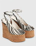 Ankle Strap Peep-Toe High Heels