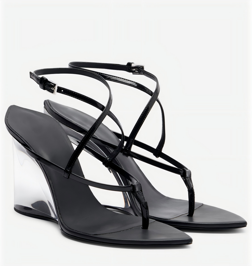 instock style perspex heel