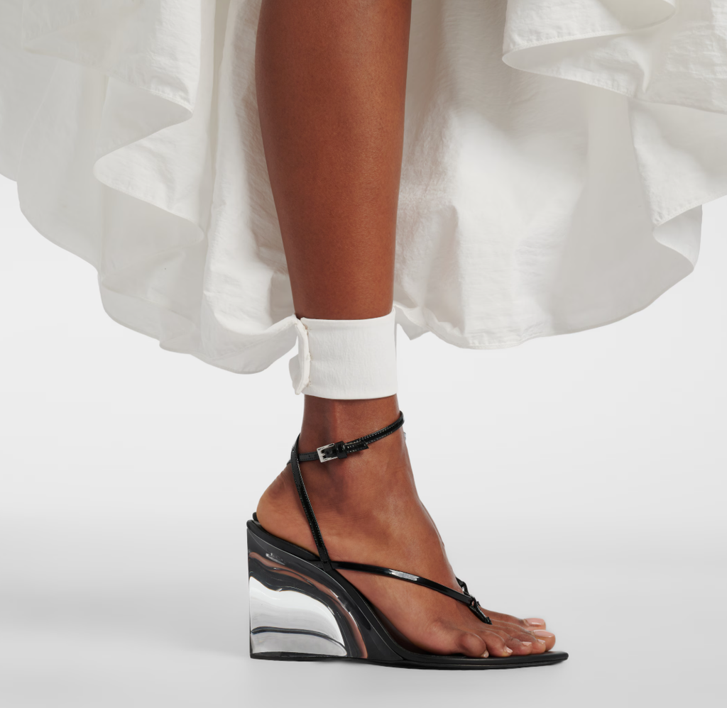 instock style perspex heel
