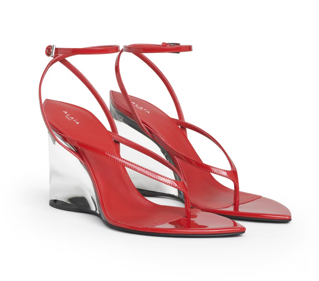 instock style perspex heel