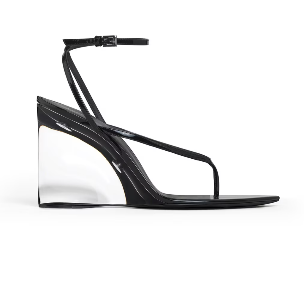 instock style perspex heel
