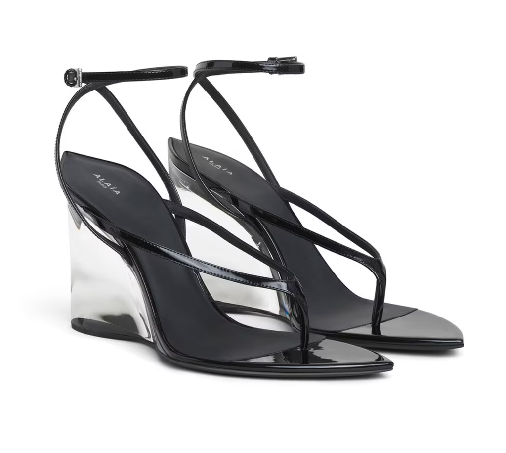 instock style perspex heel