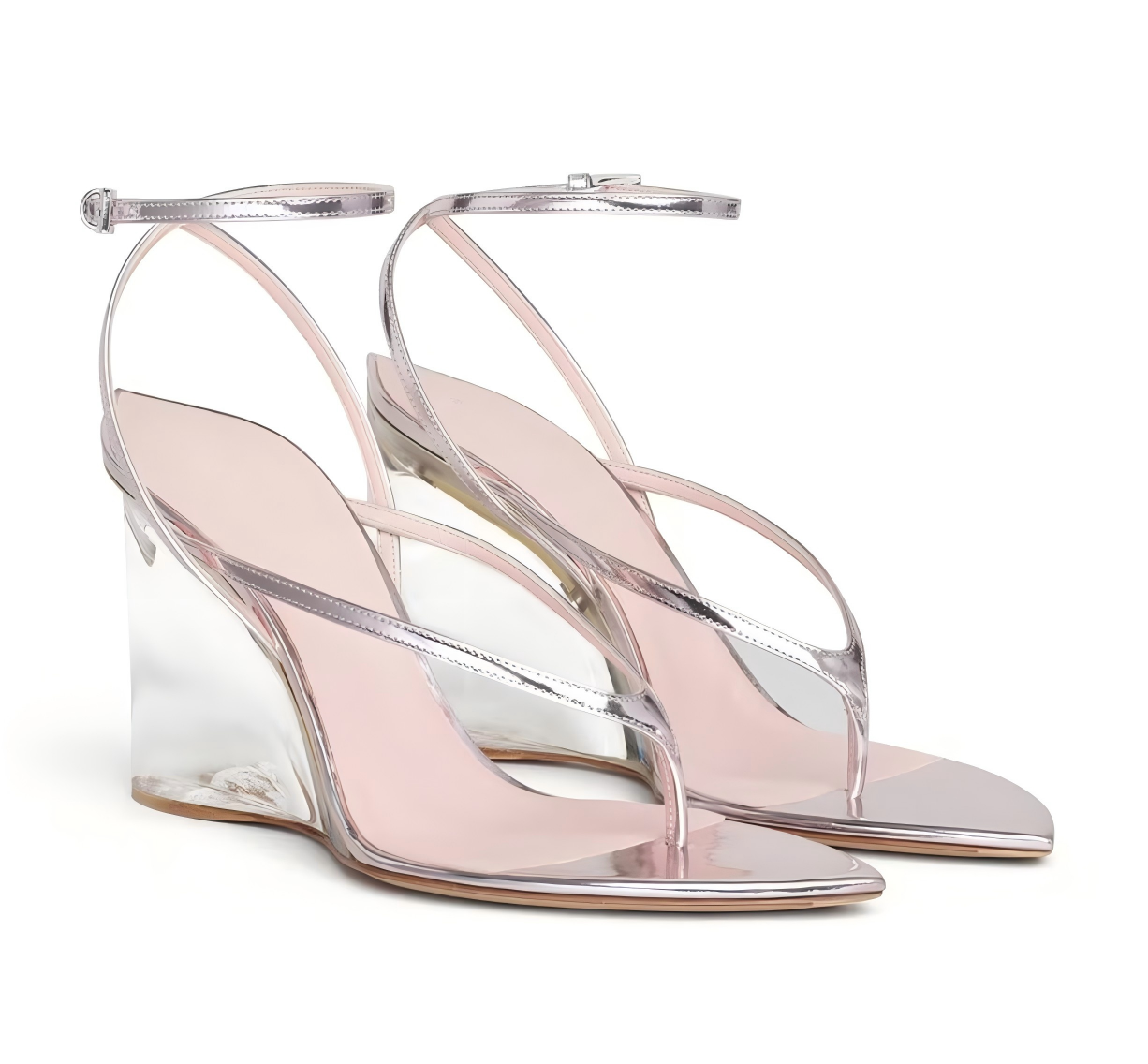 instock style perspex heel